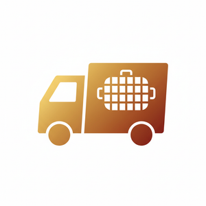 Braai Delivery Truck Icon